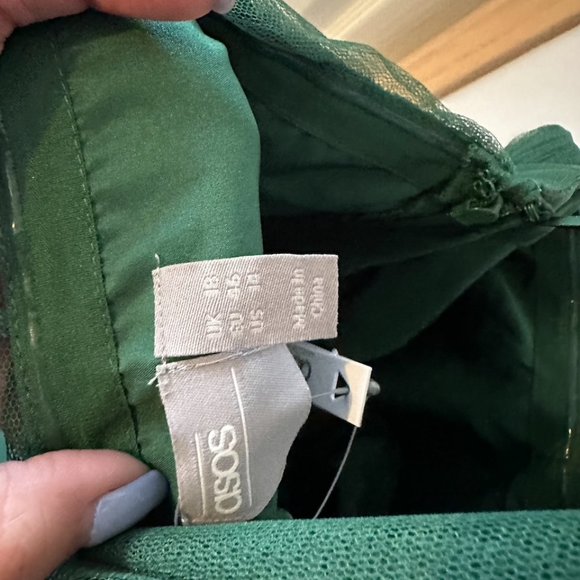 Green midi prom dress - Picture 5 of 5